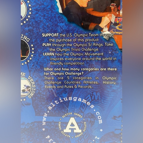 Altius USA Olympic Challenge Official Licensed Trivia Board Game Brand New - Picture 3 of 12